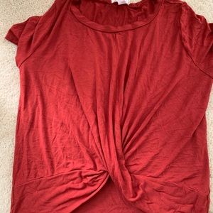 Comfy burnt orange shirt